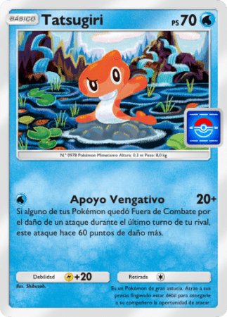 Carta Promo B 36 Tatsugiri Pokemon Tcgp