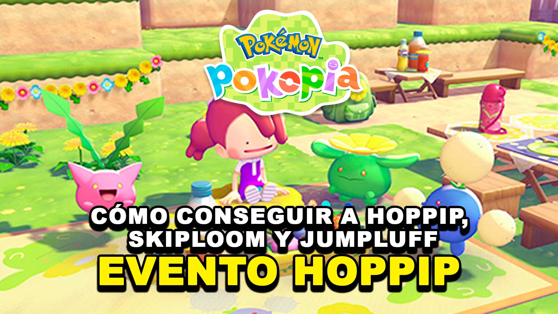 Como Conseguir A Hoppip Evento Pokemon Pokopia Portada