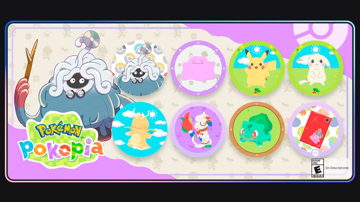 Iconos Ola 1 Pokemon Pokopia Nso