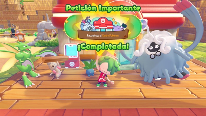 Peticion Importante Completada Reconstruye El Centro Pokemon Pokopia