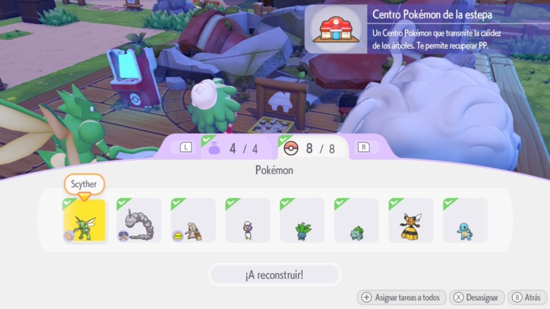 Pokemon Requeridos Centro Pokemon Estepa Pokopia