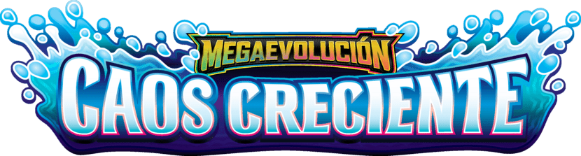 Pokemon TCG Mega Evolution—Chaos Rising Logo ES LA