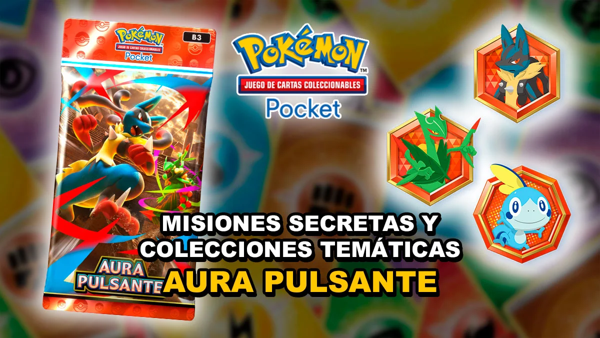 Misiones Secretas Colecciones Tematicas Aura Pulsante Pokemon Tcgp