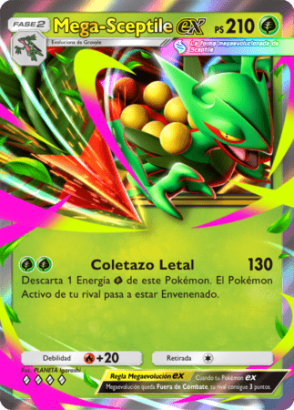 Pokemon TCG Pocket Pulsing Aura Mega Sceptile Ex ES