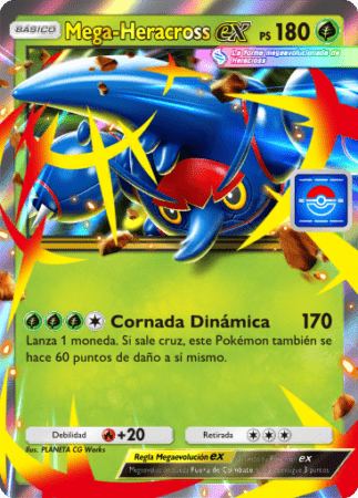 Carta Promo B 56 Mega Heracross Ex Pokemon Tcgp