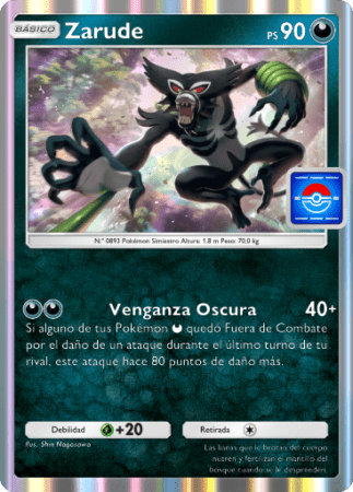 Carta Promo B 60 Zarude Pokemon Tcgp