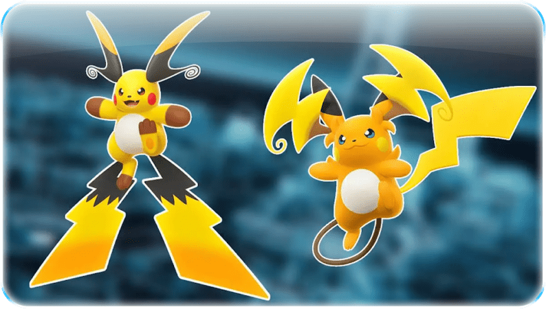 Mega Raichu X Mega Raichu Y Pokemon Go