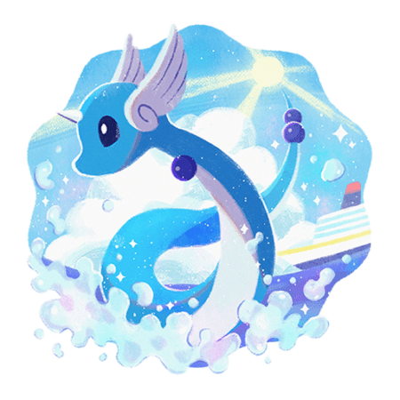 Pegatina Dragonair Pokemon Go
