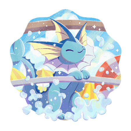 Pegatina Vaporeon Pokemon Go