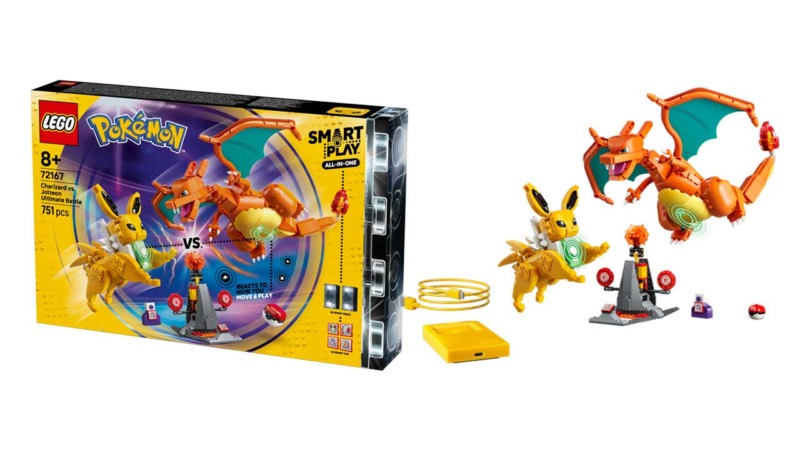 LEGO Pokemon SMART Play Charizard Vs. Jolteon Ultimate Battle All In One