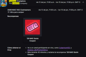 Naic Vgc Costreamers Pokemon Champions Cupones