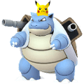 009 Blastoise Visera Pikachu Pokemon Go