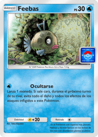 Carta Promo B 72 Feebas Pokemon Tcgp