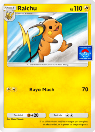 Carta Promo B 74 Raichu Pokemon Tcgp