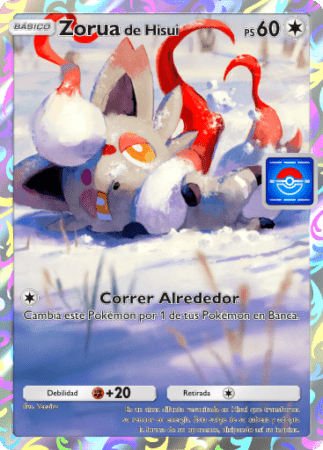 Carta Promo B 76 Zorua De Hisui Pokemon Tcgp