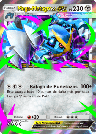 Pokemon TCG Pocket Ruler Of The Skies Mega Metagross Ex ES