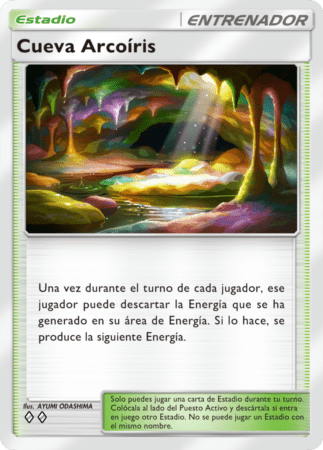 Pokemon TCG Pocket Ruler Of The Skies Rainbow Cave ES