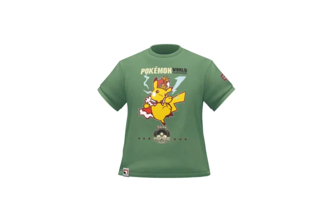 Camiseta Del Mundial 2026 Verde Pokemon Go