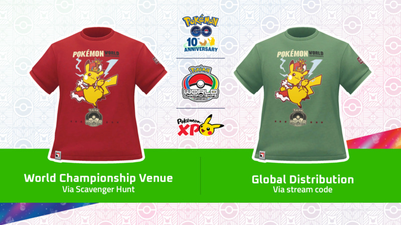 Camiseta Mundial Pokemon Go 2026