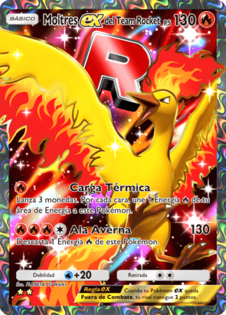 Moltres ex del Team Rocket