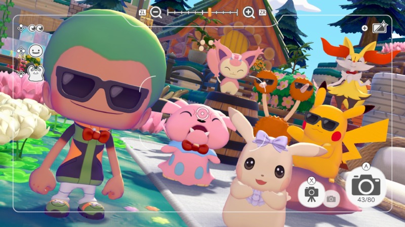 Ditto y otros Pokémon con accesorios en la Parte 2 del Pase de Expansión de Pokémon Pokopia