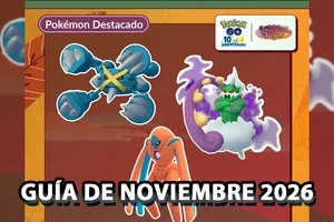 Guía de eventos de Noviembre 2026 en Pokémon GO: Incursiones, Deoxys, Mega-Metagross y calendario completo